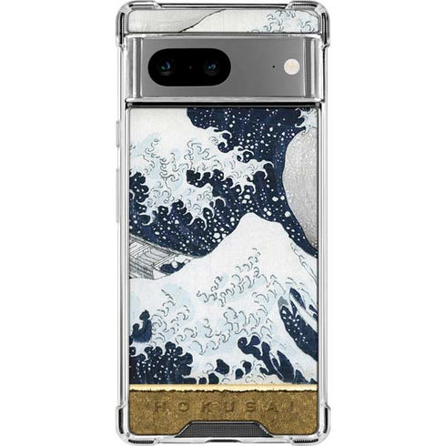The Great Wave off Kanagawa by Hokusai Google Pixel 8 Clear Case
